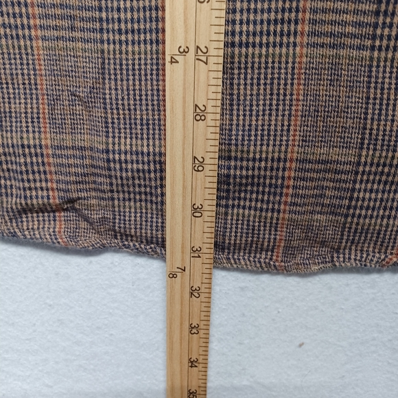 Tango by Max Raab flannel plaid shirt long sleeve Sz M - Picture 9 of 9